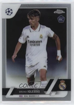 2022-23 Topps Chrome UEFA Club Competitions Bruno Iglesias #114 Rookie RC - Image 1 of 2