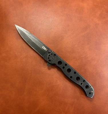 Faca de bolso CRKT M16-01KS Carson Design quadro trava borda lisa preta - Imagem 1 de 4