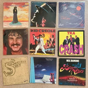 Lot 9 x Vinyl records 1970s - 80s, 90's LP Kid Creole , Billy Paul  & More  VG - Picture 1 of 2