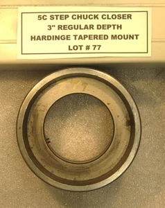 HARDINGE 5C COLLET CLOSER - LOT # 77 - 3" REGULAR DEPTH - W/HARDINGE TAPER - Picture 1 of 3