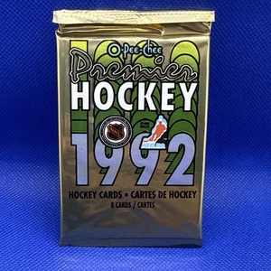 Vintage 1992 O Pee Chee Premier Hockey Pack 8 Cards - Picture 1 of 2