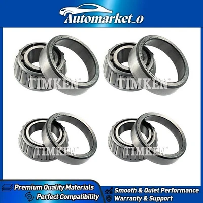 Juego de cojinetes de rueda y carreras delantero interior delantero exterior para GMC C15 1975-1978 Foto 1 de 4