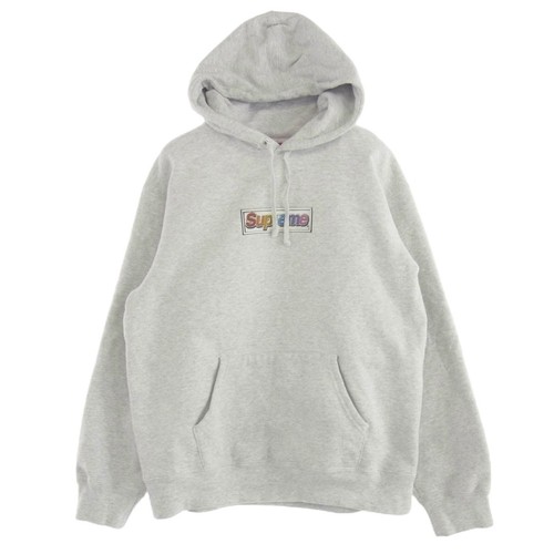 Felpa con cappuccio Supreme 22SS bling box logo grigio M usata LIFE 0