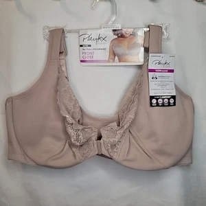 Playtex Bra 42D Dreamwire Front Close Light Taupe 4423 New, no Tags - Picture 1 of 4