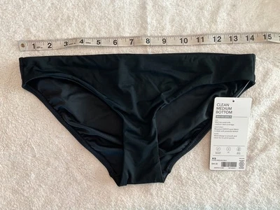 Athleta NWT XS 0 2 Black Clean Med Seat Bottom Bikini Swim 383979 Hidden - Image 1 of 4