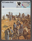 EL CAMINO REAL Explorer Royal Highway Juan Cabrillo 1981 STORY OF AMERICA CARD