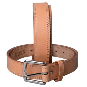 GM HILASON Western Echt Leder Gürtel für Herren Damen Cowboy Cowgirl Handarbeit - Bild 1 von 5