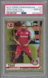 JONATHAN TAH 2019-20 TOPPS CHROME GOLD REFRACTOR /50 PSA 10 GEM MINT POP 1/1 - Picture 1 of 1