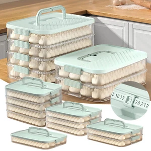 Cookie Storage,Cookie Freezer Container with Lids, Freezer Safe Food Storage Set - Picture 1 of 6