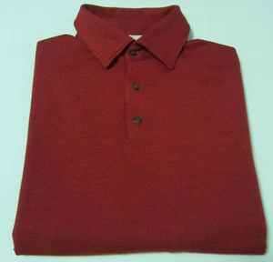 Ermenegildo Zegna Long-Sleeve Lana Wool Men's Polo Sweater L(US)/52(EU) - Italy - Picture 1 of 9