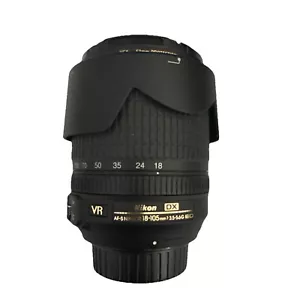 Near Mint!! Nikon AF-S DX NIKKOR 18-105mm f/3.5-5.6 G ED VR w/ HGX lens protect - Picture 1 of 7