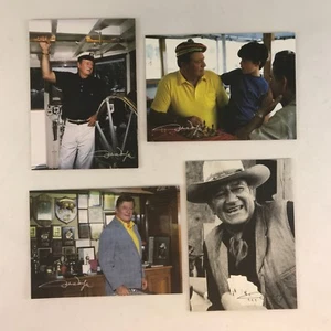 JOHN WAYNE COLLECTOR CARDS Breygent Complete FAVORITE HOBBIES Chase Card Set (4) - Picture 1 of 3