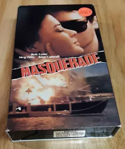 Masquerade VHS VCR Video Tape Used Rob Lowe CBS Fox - Picture 1 of 4