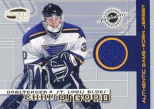 2003-04 Pacific Invincible GAME JERSEY #26 CHRIS OSGOOD - St. Louis Blues