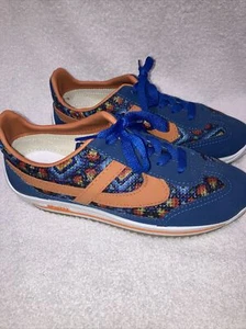 Panam Sportschuhe Tennis Huichol Style Edition blau orange WO Größe 7 neu ohne Karton - Bild 1 von 6