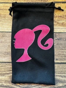 Soft Eye Sunglasses Black Accessory Pouch Pull Top Portable Barbie Silhouette - Picture 1 of 1