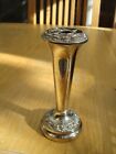 VINTAGE IANTHE SILVER PLATED LIDDED BUD VASE APPROX. 5.5
