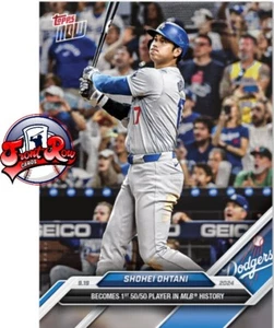 2024 TOPPS NOW Shohei Ohtani 722 Becomes 1st  50/50 CLUB Member - Picture 1 of 1