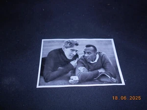 R! original 1936 Jesse Owens mit Luz Long Olympiade Berlin Sammelbild Card - Picture 1 of 2