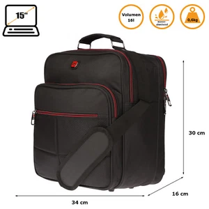 Arbeitstasche Umhängetasche Messenger Flugbegleiter Bag Herrentasche Tasche Neu - Bild 1 von 12
