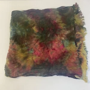 Jones New York Hand Dyed Silk Multicolor Scarf - Picture 1 of 4