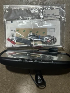 NEW OEM HYUNDAI TUCSON 2010-2015 AUTO-DIMMING MIRROR W HOMELINK & COMPASS - Picture 1 of 3