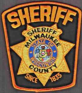 Milwaukee County Wisconsin Sheriff Shoulder Patch  7 Point Star Retired Ver. - Picture 1 of 1