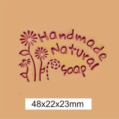 Handmade Natural Soap Flower Garden Acryllic Soap Stamp - Image 1 of 4