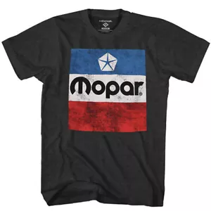 Mopar Classic Logo Distressed T-Shirt - Picture 1 of 1