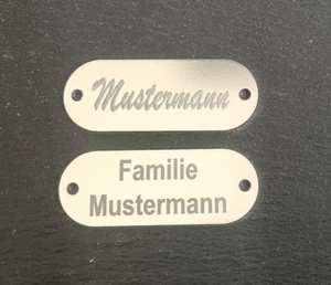 Briefkastenschild Klingelschild Türschild Namensschild mit Gravur - Bild 1 von 1