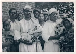 CONGO Belgium mission black sisters portraits RPPC - Picture 1 of 2