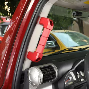 2x Interior A-Pillar Grab Handle Red Alloy Replacement Fits FJ Cruiser 2007-2021 - Picture 1 of 7