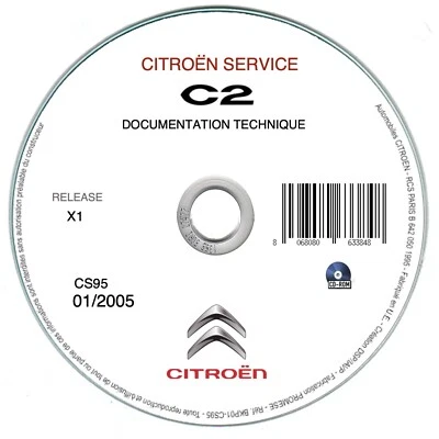 Citroen C2 (2003-2009)  manuale officina su cd - Immagine 1 di 4