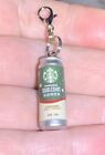 3D Starbucks Double Shot Coffee Drink Can Charm Zipper Pull & Keychain Add On!!