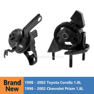 For 98-02 Toyota Corolla Chevrolet Prizm 1.8L Engine Motor Mount Set Right Rear - Image 1 of 3