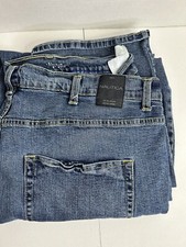 Nautica Relaxed Fit Jeans Men's Size 46x32 Blue Denim Pants 46”x32” (pair 2)