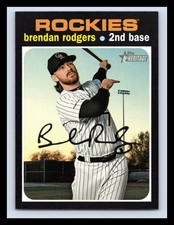 Brendan Rodgers  2020 Topps Heritage   #44
