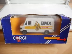 Corgi Mercedes 207 D Van "BMX Service" in White in Box - Imagen 1 de 1