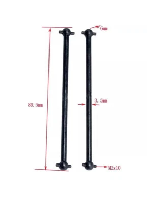 08059 08029 Front/Rear Dogbone Drive Shaft 89.5mm 2P HSP 1/10 MonsterTruck Part - Image 1 of 3