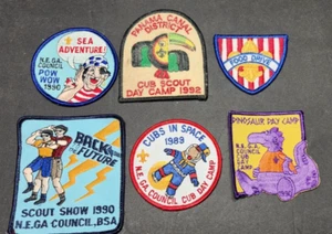 BSA/Boy Scouts of America Patch lot of 6; Collectible Unused Vintage - Picture 1 of 8