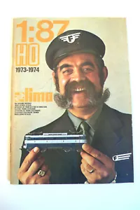 TRAINS LIMA HO    CATALOGUE 73-74    21 x 15cm   80 pages    BON ÉTAT - Imagen 1 de 7