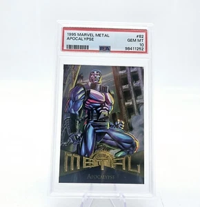 1995 Marvel Metal Apocalypse #82 X-Men Graded PSA 10 - Picture 1 of 2
