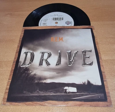 R.E.M. Drive 7" GERMANY SINGLE VINYL ULTRA RARE 1992 REM MICHAEL STIPE OOP RARE - Image 1 of 3