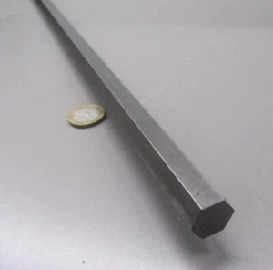4140 Alloy Steel Hex Rod 5/8" Hex x 1 Foot Length - Picture 1 of 21