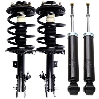 2 Front Struts w/ Coil Springs & 2 Rear Shocks For 2004-2009 Nissan Quest 3.5L Foto 1 de 4