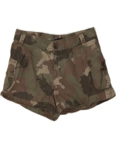 GAP Womens Cargo Shorts US 2 XS W28  Khaki Camouflage Cotton DV05 - Picture 1 of 3