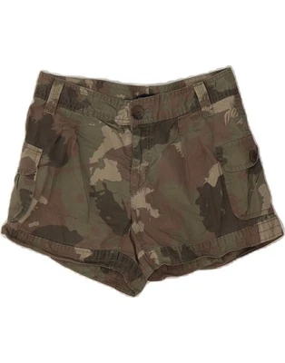 GAP Womens Cargo Shorts US 2 XS W28  Khaki Camouflage Cotton DV05 - Image 1 of 3