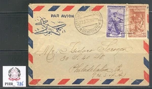 PHR_786. REPUBLIC. Nice cover w. 100 lire 1950 "ITALIA AL LAVORO" stamp & more. - Picture 1 of 1