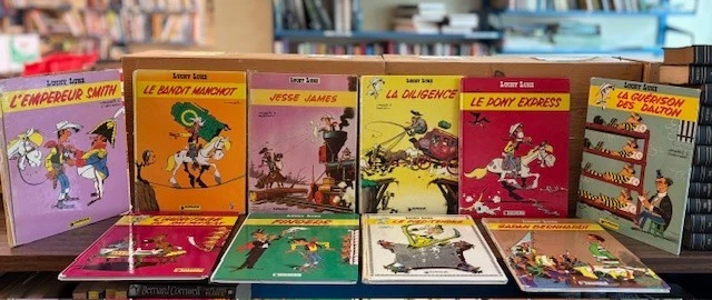 LUCKY LUKE ~ Lot of 10 ~ HC ~ French ~ Illustrated ~ Vintage - Image 1 of 4