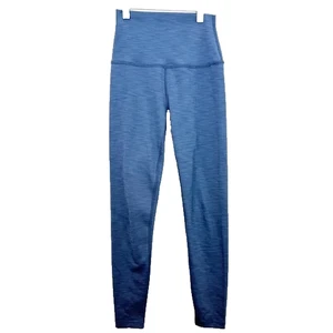 Beyond Yoga Heather Rib High Waisted Blue Midi Leggings Size XS - Bild 1 von 8